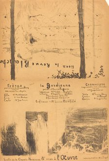 Frères; La Gardienne; Créanciers, 1894. Creator: Edouard Vuillard.