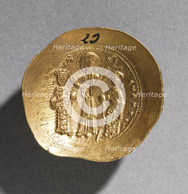 Nomisma with Eudocia and Romanus IV Diogenes , 1068-1071. Creator: Unknown.