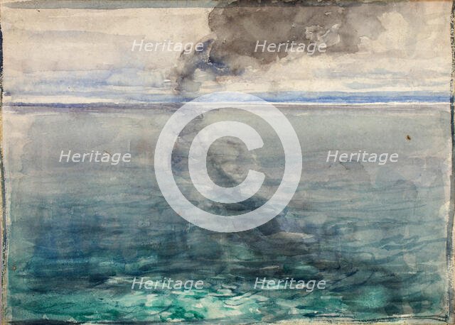 Crossing the Atlantic (Return Home), 1894. Creator: Henry Ossawa Tanner.