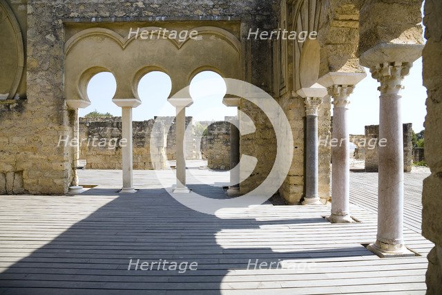 The upper basilica in Madinat al-Zahara (Medina Azahara), Spain, 2007. Artist: Samuel Magal