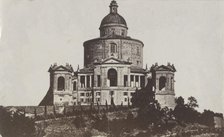 Sanctuary of Madonna di San Luca from the west, Bologna, between 1880-1886. Creator: Giorgio Sommer.