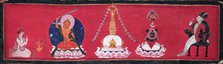 Pandit Amrtananda and Captain Knox with the Bodhisattva Manjushri..., 1803.  Creator: Unknown.