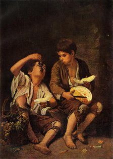 'The Melon Eaters', c1650, (1946).  Creator: Bartolomé Esteban Murillo.