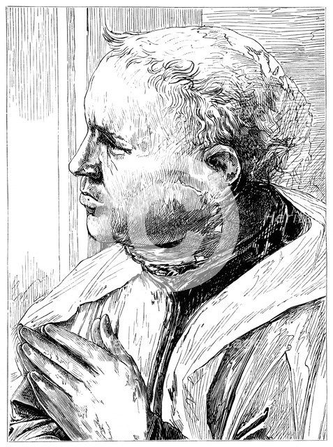 Portrait of Fra Lippo Lippi, Florentine Renaissance painter, 15th century (1882). Artist: Unknown