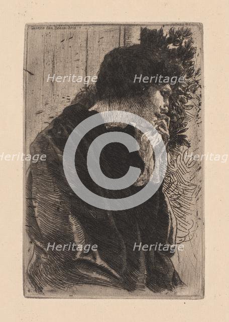 Sadness, 1887. Creator: Albert Besnard (French, 1849-1934).
