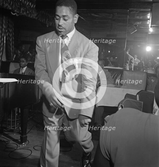 Portrait of Dizzy Gillespie, Downbeat, New York, N.Y., 1946. Creator: William Paul Gottlieb.