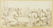 Last Supper, c.1685. Creator: Luca Giordano.