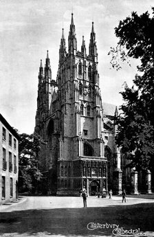The Cathedrals of England: Canterbury Cathedral, 1895. Creator: Francis Frith & Co.