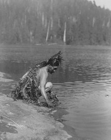 Whale ceremonial - Clayoquot, c1910. Creator: Edward Sheriff Curtis.