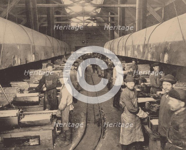 A workshop of the Putilov factory, c. 1914. Artist: Anonymous  