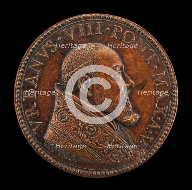 Urban VIII (Maffeo Barberini, 1568-1644), Pope 1623 [obverse], 1628. Creator: Gasparo Mola.