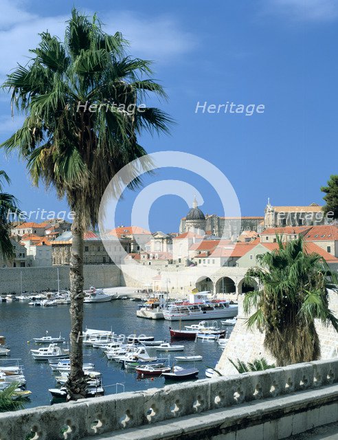 Old harbour, Dubrovnik, Croatia.