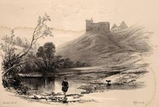 Scotland Delineated-Crichton Castle, 1847. Creator: James Duffield Harding.