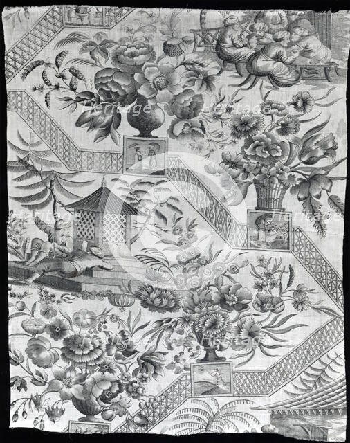 Panel (Furnishing Fabric), England, Late 18th early 19th century. Creator: Unknown.