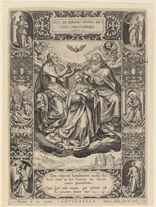 The Coronation of the Virgin, 1576. Creator: Johann Sadeler I.