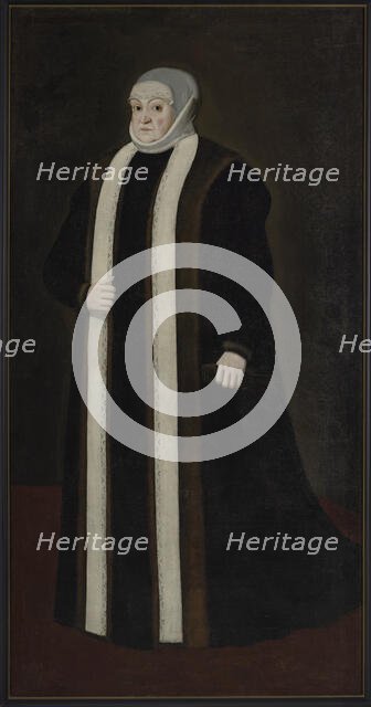 Portrait of Bona Sforza (1494-1557), Queen of Poland, First Half of 17th cen.. Creator: Anonymous.