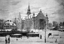 The Nordic Museum, Allmogehallen, 1891.  Creator: Gustaf Améen.