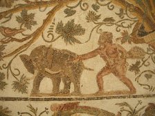 Mosaic, El Jem Museum, El Djem, Tunisia, 2009. Creator: Amanda Waite.