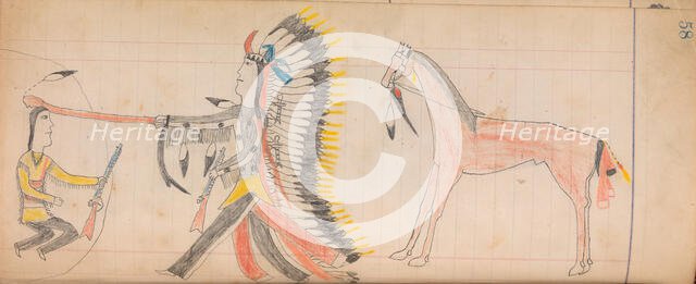 Maffet Ledger: Drawing, ca. 1874-81. Creator: Unknown.