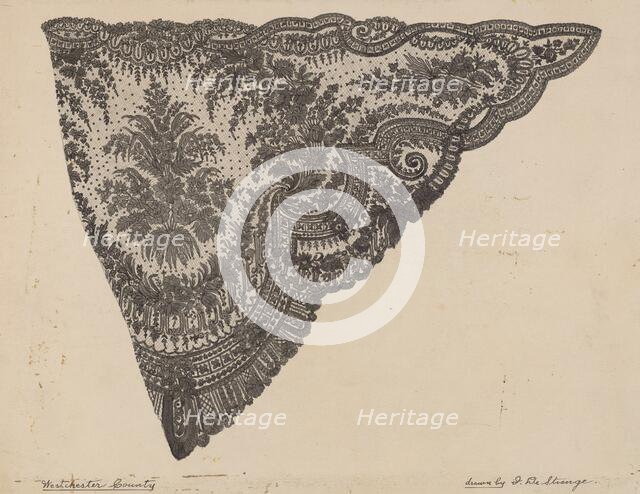 Shawl, c. 1936. Creator: Isabelle De Strange.