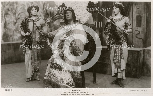 Members of the cast of Amasis, c1906.Artist: Rotary Photo