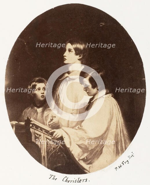 The Choristers, 1853-56. Creator: Peter Wickens Fry.
