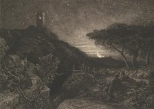 The Lonely Tower, 1879. Creator: Samuel Palmer.