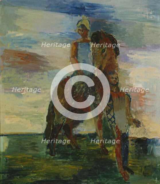 Jugglers, 1927. Creator: Bjarne Ness.