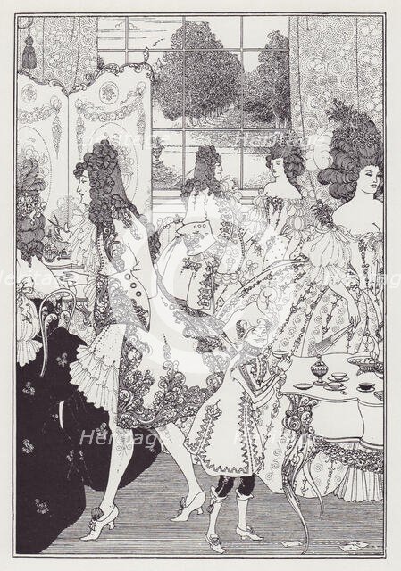 The Rape of the Lock, 1895-1896. Creator: Aubrey Beardsley.