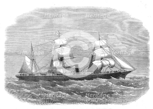 The steam-ship John Elder, for the Liverpool and Valparaiso line, 1871. Creator: Unknown.