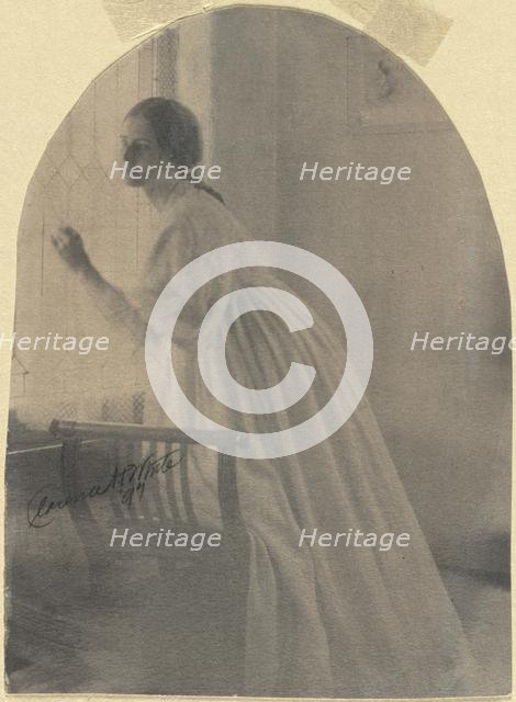 By the Window, 1896. Creator: Clarence H. White (American, 1871-1925).