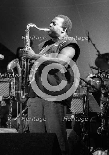 David Murray, Brecon Jazz Festival, Powys, Wales, August 1999. Artist: Brian O'Connor.