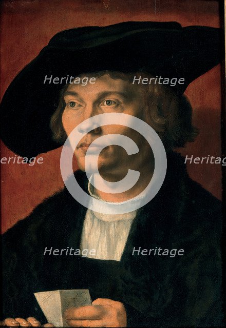 Portrait of Bernhard von Reesen, 1521. Artist: Dürer, Albrecht (1471-1528)