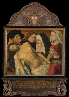 Central panel of a Memorial Triptych, formerly called the Gertz Memorial Triptych, with the Lamentat Creator: Unknown.