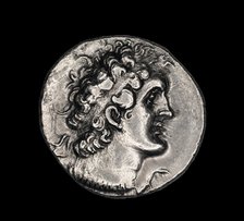 Tetradrachm (Coin) Portraying Ptolemy VIII Euergetes, 146-145 BCE, Reign of Ptolemy...(146-116 BCE). Creator: Unknown.