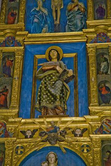Altarpiece detail, church of the Monastery of San Juan de los Reyes, Toledo, Spain, 2007. Artist: Samuel Magal