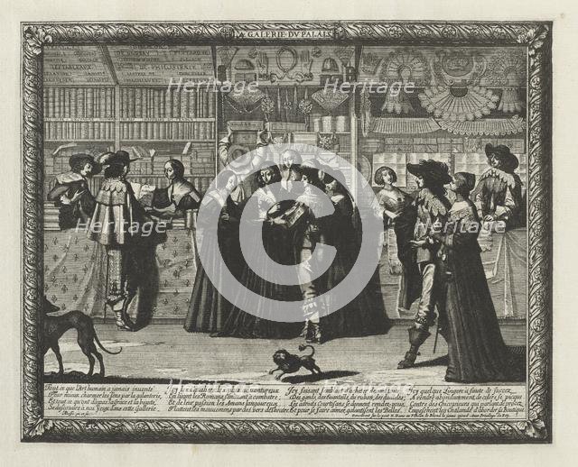 La Galerie du Paris, 1640(?). Creator: Abraham Bosse (French, 1602-1676).