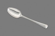 Tablespoon, 1760/90. Creator: Myer Myers.