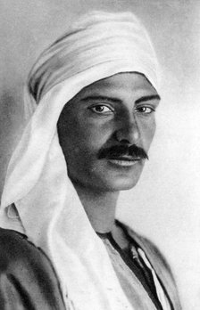 Portrait of a Bedouin, c1920s. Artist: Unknown