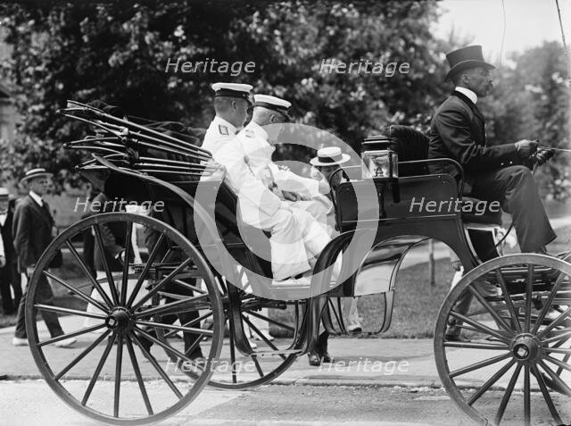 Marshal-Admiral the Marquis Togo Heihachiro and Captain John H. Gibbons...Annapolis, Maryland, 1911. Creator: Harris & Ewing.