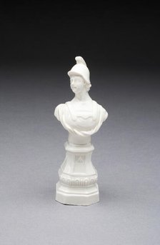 Chess Piece: Knight, Höchst, 1762/96. Creator: Höchst Factory.