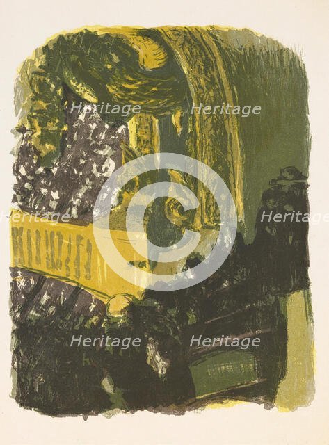 Une Galerie au Gymnase, 1900. Creator: Edouard Vuillard.