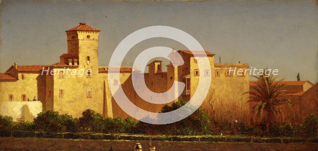 Villa Malta, Rome, 1879. Creator: Sanford Robinson Gifford.