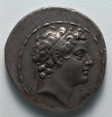 Tetradrachm: Head of the Child Antiochus V (obverse), 164-162 BC. Creator: Unknown.