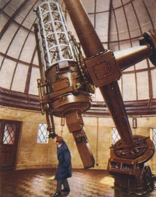 Greenwich's largest telescope, 1938. Artist: Unknown.