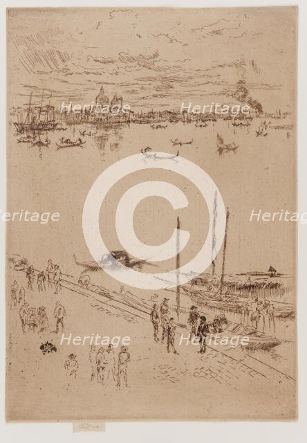 Upright Venice, 1879-1880. Creator: James Abbott McNeill Whistler.