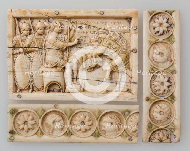 Plaque with Scenes from the Story of Joshua, Byzantine, 900-1000. Creator: Unknown.