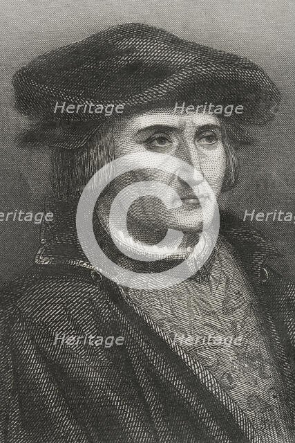 Martin Luther, (1483-1546), German theologian and Augustinian friar, 1856.  Creator: Charles Geoffroy.