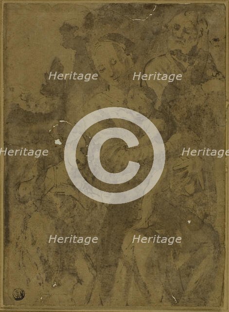 Holy Family with the Infant John the Baptist, c. 1600. Creator: Unknown.