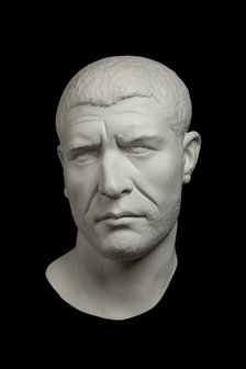 Head of Philip the Arab, from near Rome, 244-249. Artist: Unknown.